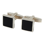 Запонки срібні чоловічі