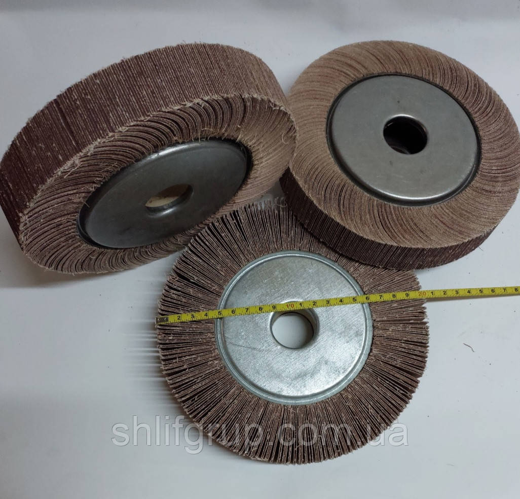 КШЛ 200/30/32 Р120 пелюстковий наждачний круг, фото 1