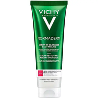 Очищувальний гель-сироватка Vichy Normaderm з ефектом пілінгу для проблемної шкіри обличчя та тіла 125 мл