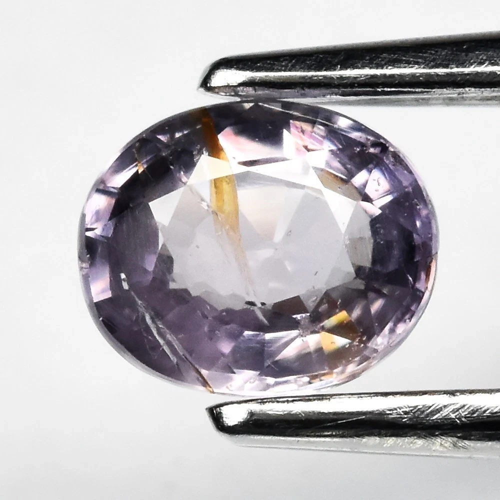 0.49 кт Природний фіолетовий сапфір без скла, без нагрівання