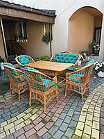 Плетені меблів з лози. Арт: 1452