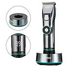 Професійна машинка для стриження волосся VGR V 256 з 6 насадками акумуляторний чоловічий тример для барберів, фото 7