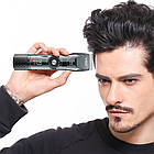 Професійна машинка для стриження волосся VGR V 256 з 6 насадками акумуляторний чоловічий тример для барберів, фото 8