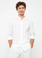 Біла чоловіча сорочка LC Waikiki/ЛС Вайкікі зі стійкою. фірмова Туреччина
