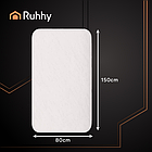 Електроковдра з підігрівом, м'яка 3 режими нагрівання + пульт 150 x 80 см, біла RUHHY, фото 3