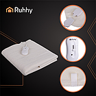 Електроковдра з підігрівом, м'яка 3 режими нагрівання + пульт 150 x 80 см, біла RUHHY, фото 8