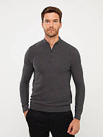 Сірий чоловічий светр LC Waikiki/ЛС Вайкікі на блискавці. фірмова Туреччина