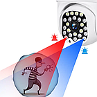 Вулична Wi-Fi CAMERA CAD 555G 2MP 1080p поворотна IP-система відеоспостереження з віддаленим доступом, фото 4