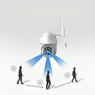 Вулична Wi-Fi CAMERA CAD 555G 2MP 1080p поворотна IP-система відеоспостереження з віддаленим доступом, фото 8