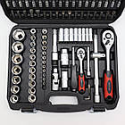 Набір інструментів 108 предметів у кейсі/Великий набір ручного інструменту з тріскачкою, фото 7