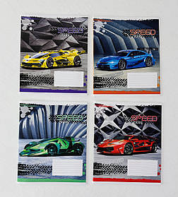 Зошит 36 аркушів у лінію Авто (36Л772) Поліграфіст