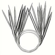 Спиці в'язальні на тросі 80см