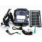Портативна сонячна станція GD 1000A з трьома лампами акумуляторний ліхтар на сонячній батареї для кемпінгу, фото 8