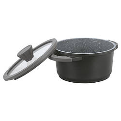 Каструля CROFTON Швейцарська технологія з антипригарним покриттям ILAG литий алюміній 20 см (2,5 л) + кришка