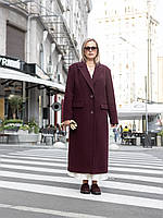 Пальто жіноче демісезонне Даяна марсала