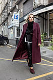 Пальто жіноче демісезонне Даяна марсала, фото 8