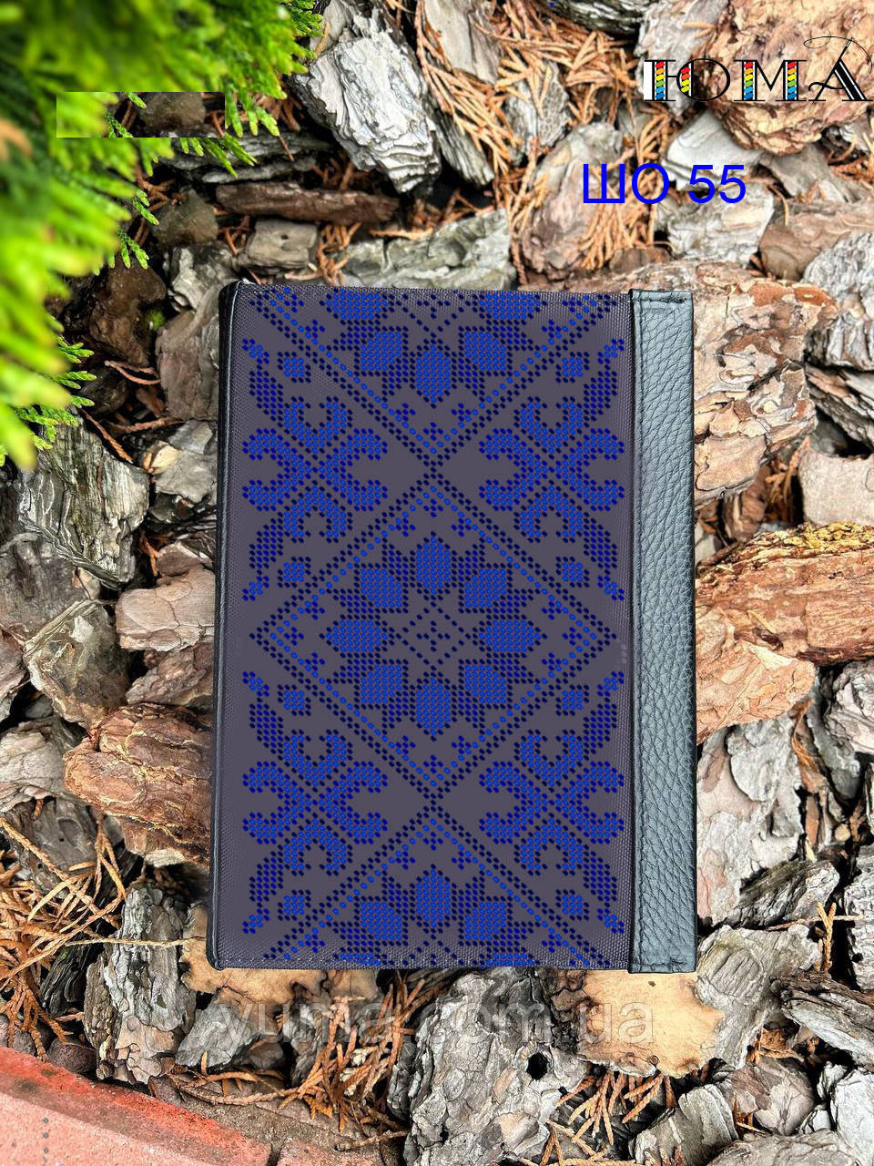 Шкіряна обкладинка для щоденника під вишивку, фото 1