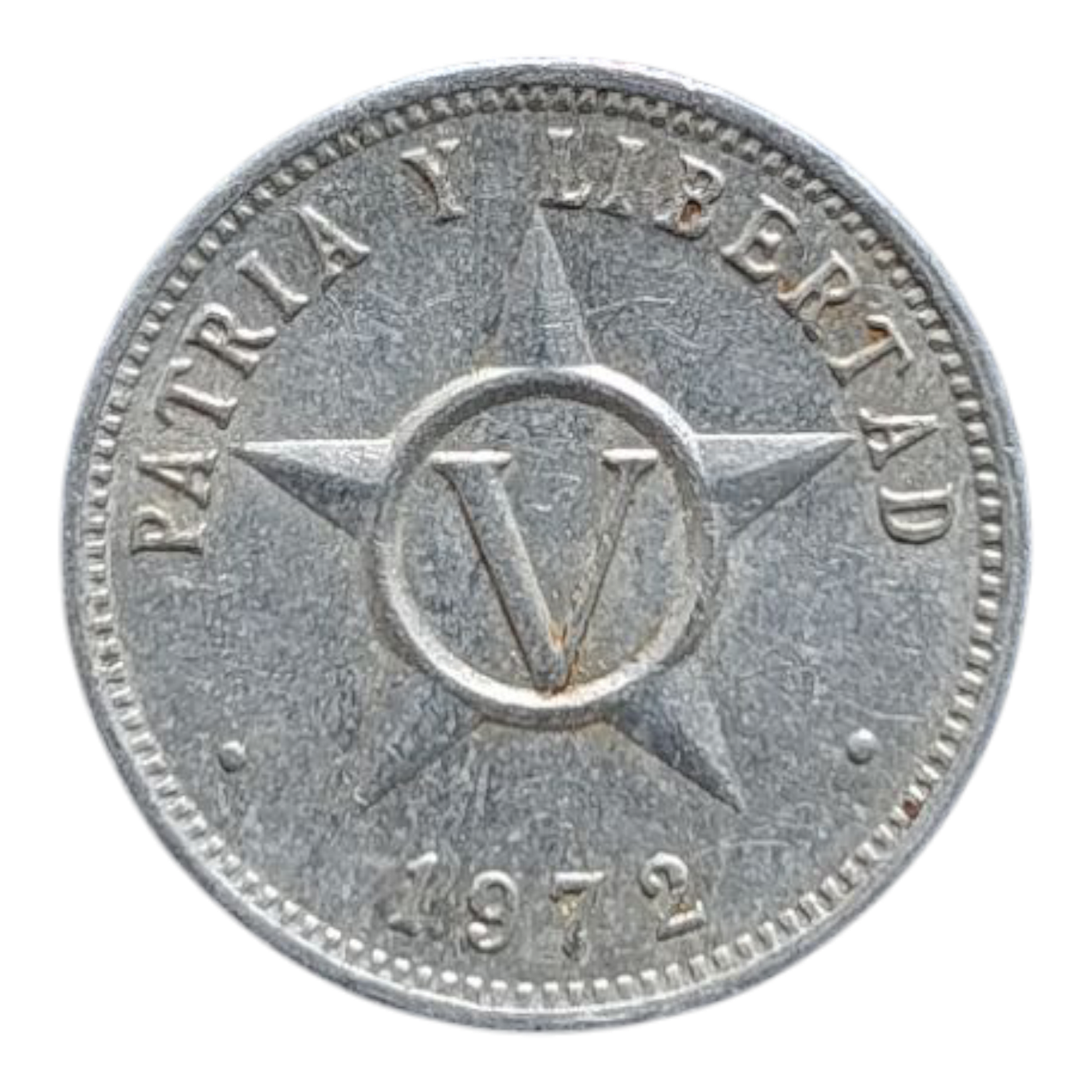 Куба 5 сентаво, 1972, фото 1