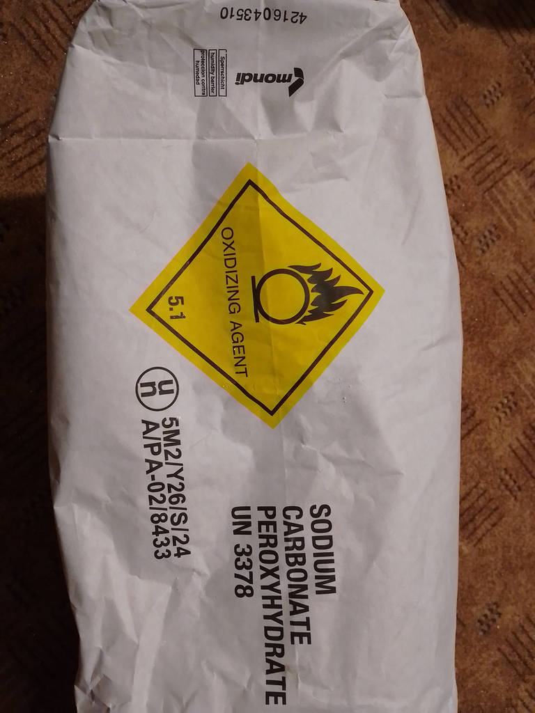 Перкарбонат Натрію (Кисневий відбілювач) 25 кг - фото покупців 1