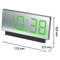 Годинник мережевий настільний цифровий VST-897 від USB-кабелю з підсвіткою на стіл для дому з будильником