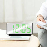 Годинник мережевий настільний цифровий VST-897 від USB-кабелю з підсвіткою на стіл для дому з будильником, фото 3