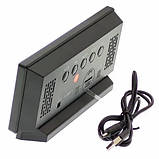 Годинник мережевий настільний цифровий VST-897 від USB-кабелю з підсвіткою на стіл для дому з будильником, фото 5