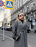 Пальто жіноче демісезонне Сейді сіре, фото 5
