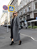 Пальто жіноче демісезонне Сейді сіре, фото 6