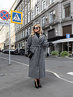 Пальто жіноче демісезонне Сейді сіре