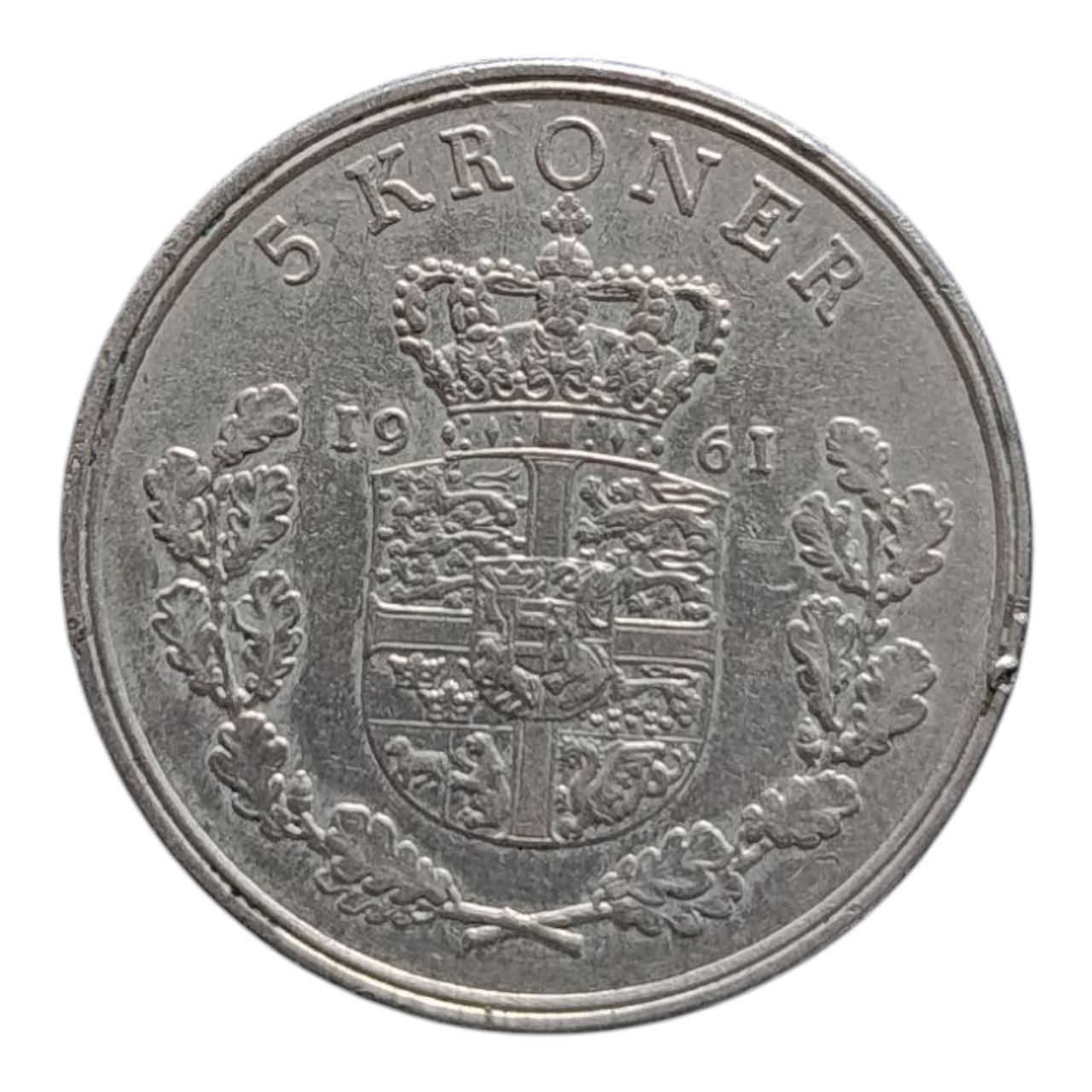 Данія 5 крон, 1961, фото 1