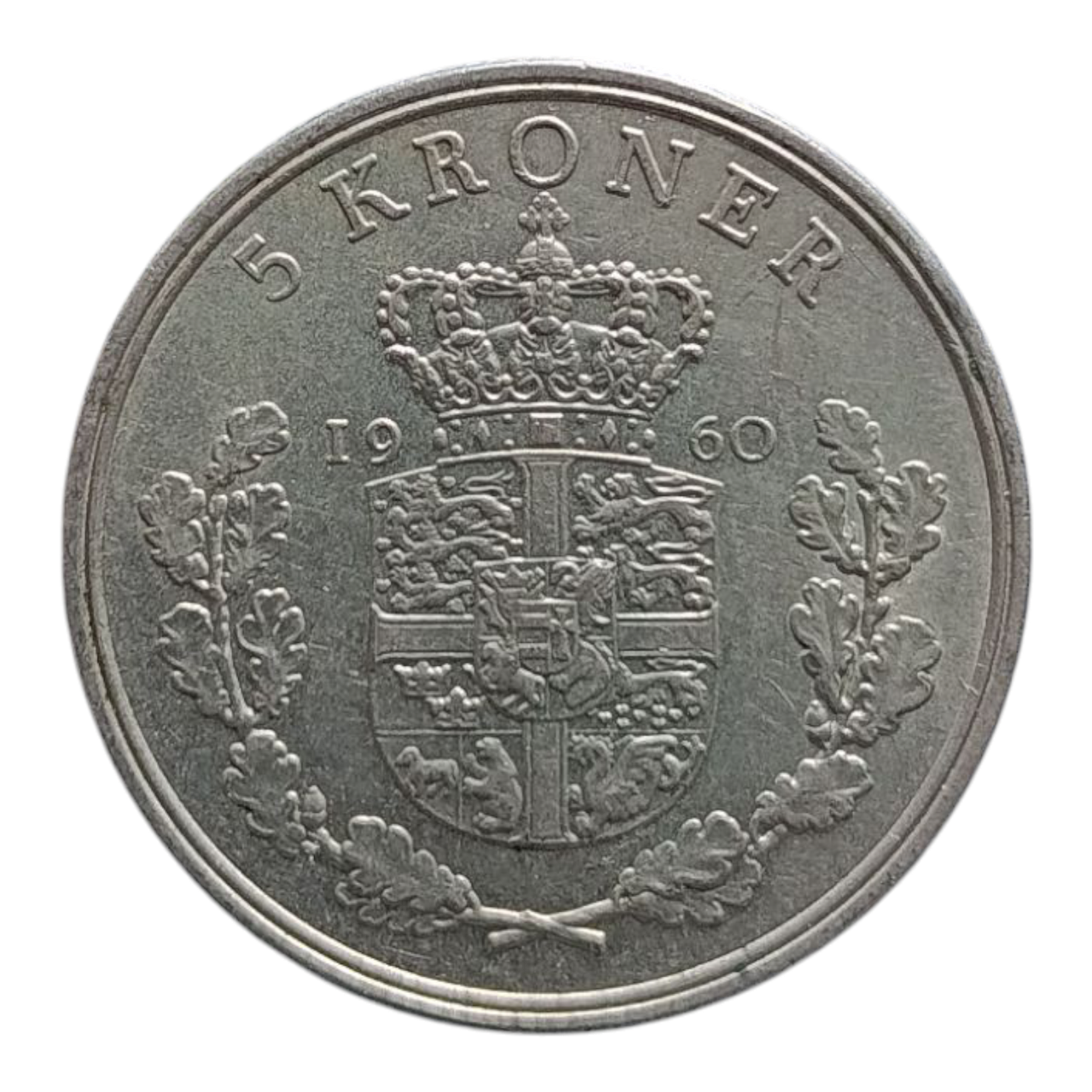Данія 5 крон, 1960, фото 1