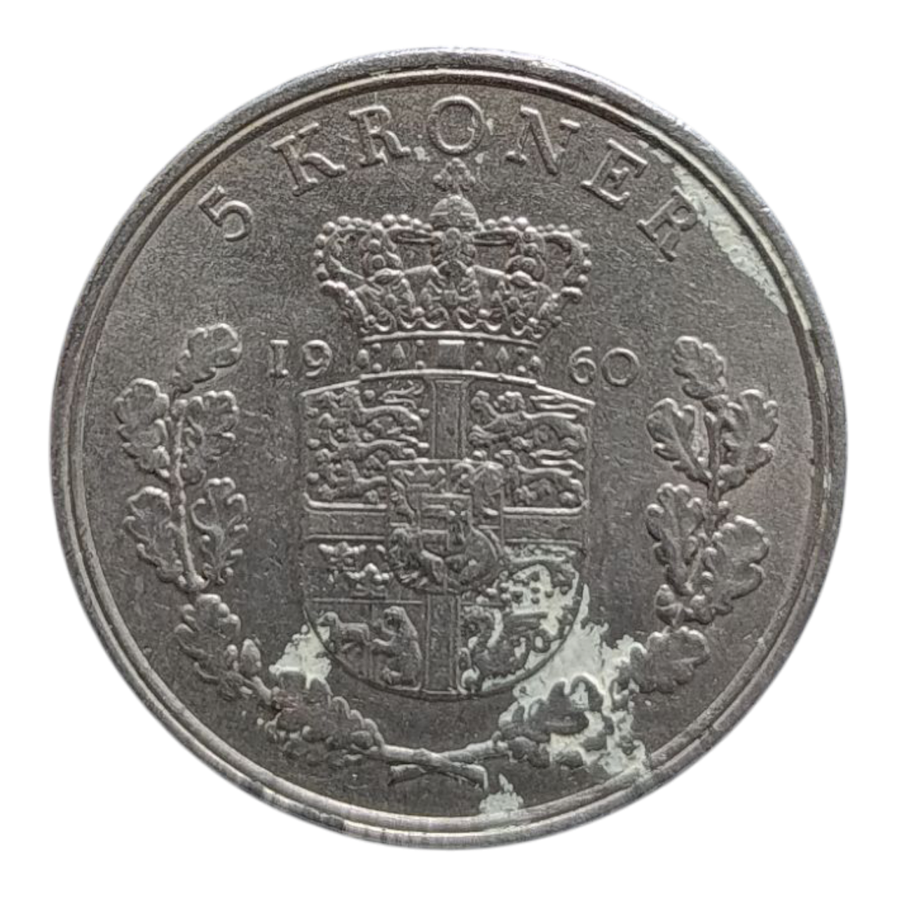 Данія 5 крон, 1960, фото 1
