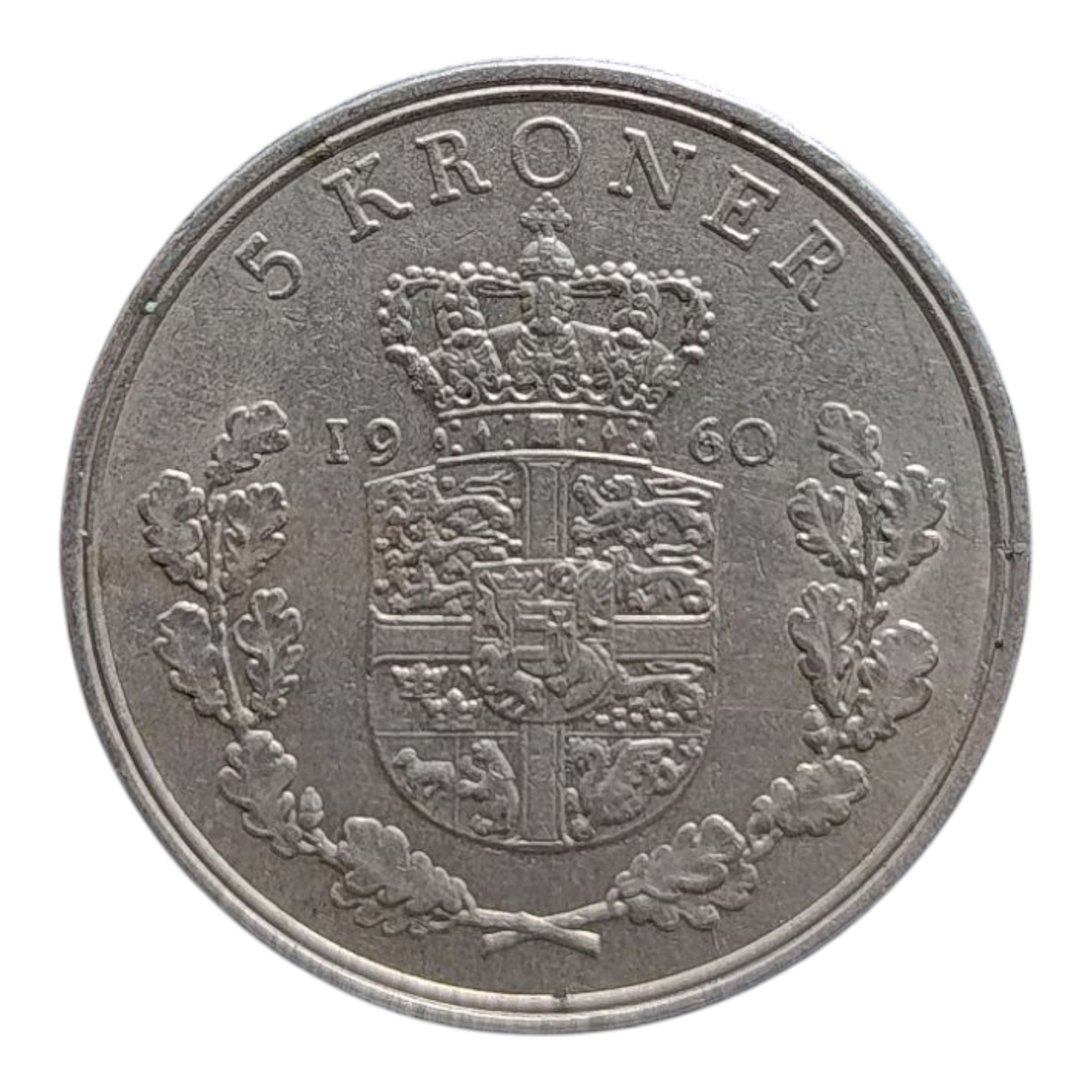 Данія 5 крон, 1960, фото 1