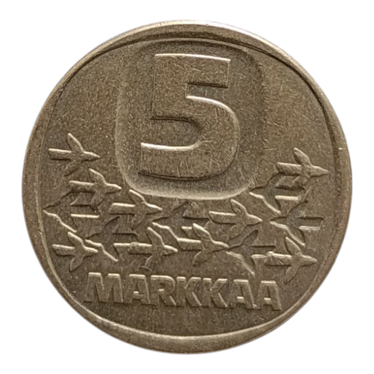 Фінляндія 5 марок, 1983 Мітка монетного двору: "N" - Тапіо Невалайнен, фото 1