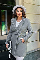 Жіноче пальто із кашеміру на синтепоні р.50,52,54,56, фото 2