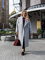 Пальто жіноче демісезонне Шарлін сіре