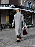 Пальто жіноче демісезонне Шарлін сіре, фото 8