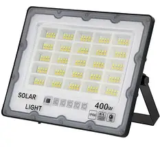 Сонячний ліхтар SSL JX 007 400W з датчиком світла, пультом ДК, автономне вуличне освітлення саду, двору, сходів та воріт, фото 3