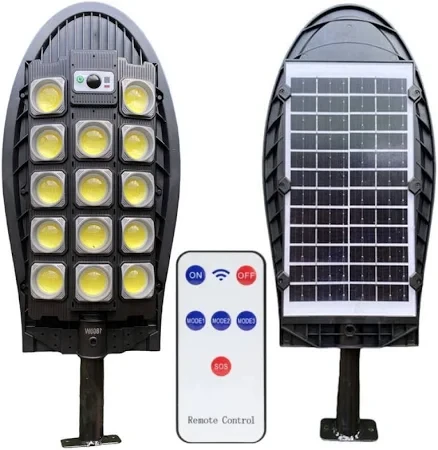 Сонячний вуличний ліхтар SSL SSW7102B-5 — автономний LED-світильник з PIR-датчиком руху, 3 режимами роботи