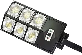 Акумуляторний вуличний світильник SSL W789A-3 — автономний LED-ліхтар на сонячній батареї з PIR-датчиком руху та пультом керування, фото 3