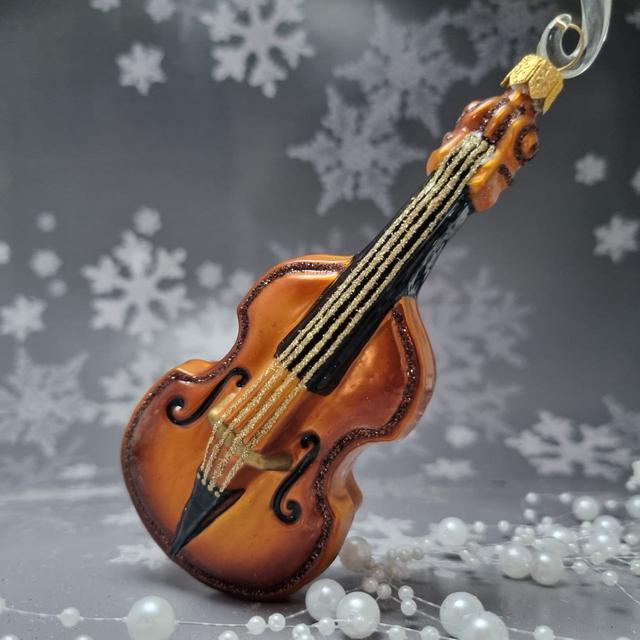 Скляна ялинкова прикраса Скрипка Impuls. асортимент як Irena, Komozja