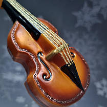 Скляна ялинкова прикраса Скрипка Impuls. асортимент як Irena, Komozja, фото 5