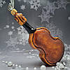 Скляна ялинкова прикраса Скрипка Impuls. асортимент як Irena, Komozja, фото 6