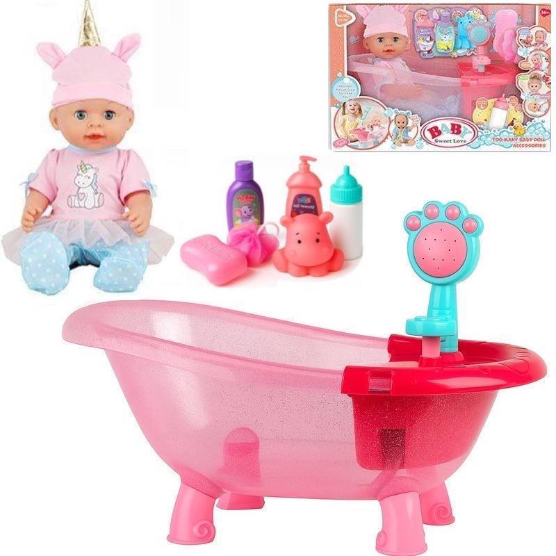 Ігровий набір - пупс із ванною та аксесуарами арт. 8933 B-4, фото 1