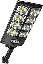 Акумуляторний вуличний світильник SSL W789A-4 — автономний LED-ліхтар на сонячній батареї з PIR-датчиком руху та пультом керування, фото 3