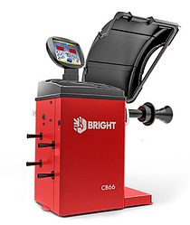 Балансувальний верстат (вага колеса 70 кг) CB66 220 V BRIGHT