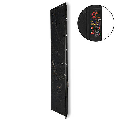 Вертикальний керамічний обігрівач FLYME 700TB темний камінь) із програматором