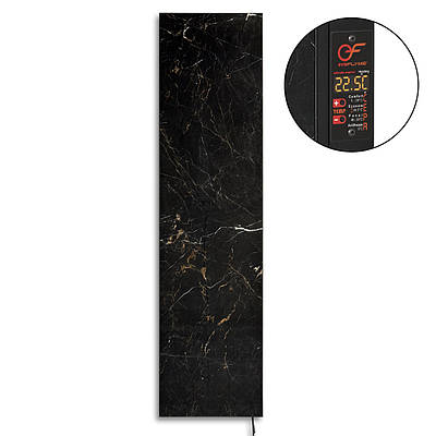 Вертикальний керамічний обігрівач FLYME 700TB (темний камінь) із програматором