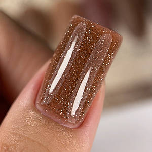 2455 Гель лак No405 Starlight светоотражающий gel-polish Broun Colection Lady Arms