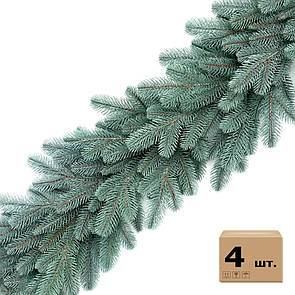 Хвойні гірлянди Lux литі блакитні (упаковка 4 штуки по 2 м)